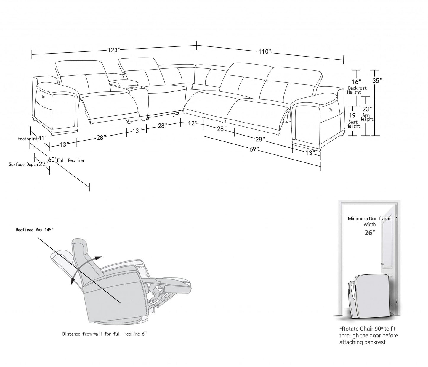 moduclar sectional 70