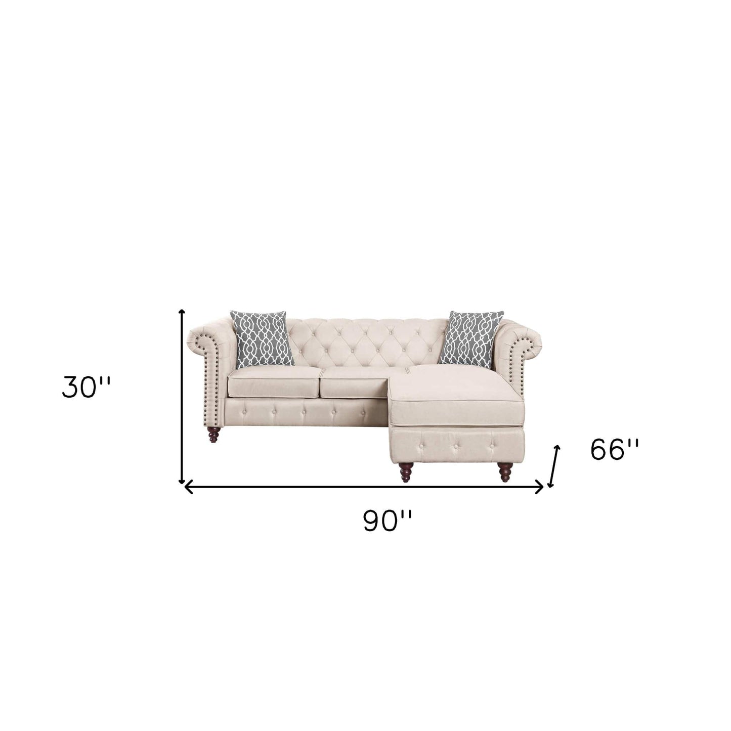 Navy Chaise 142