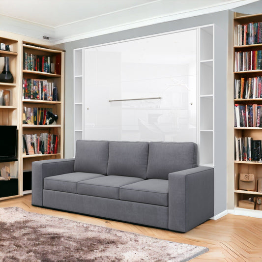 Maxima House Invento Vertical European Queen Size Sofa Murphy Bed Invento Cabinets