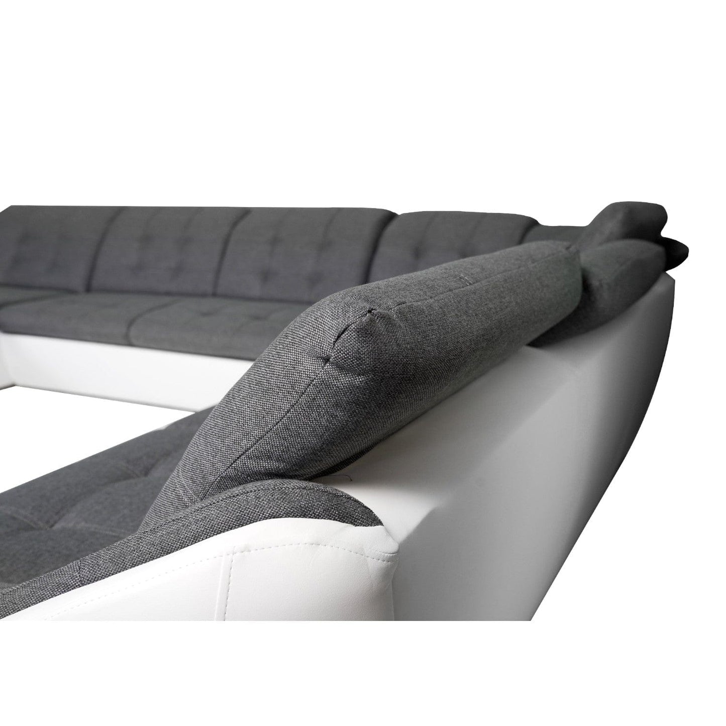 Infinity XL U-Shape Sectional Sleeper Sofa with Storage, Gray