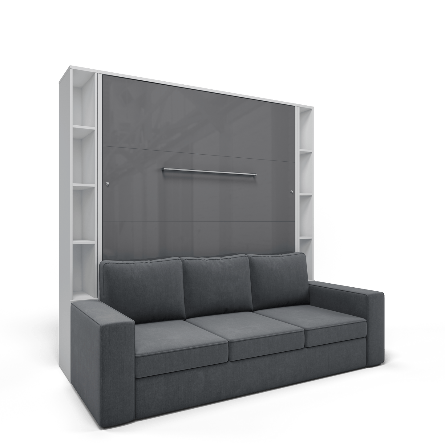 Maxima House Invento Vertical European Queen Size Sofa Murphy Bed Invento Cabinets