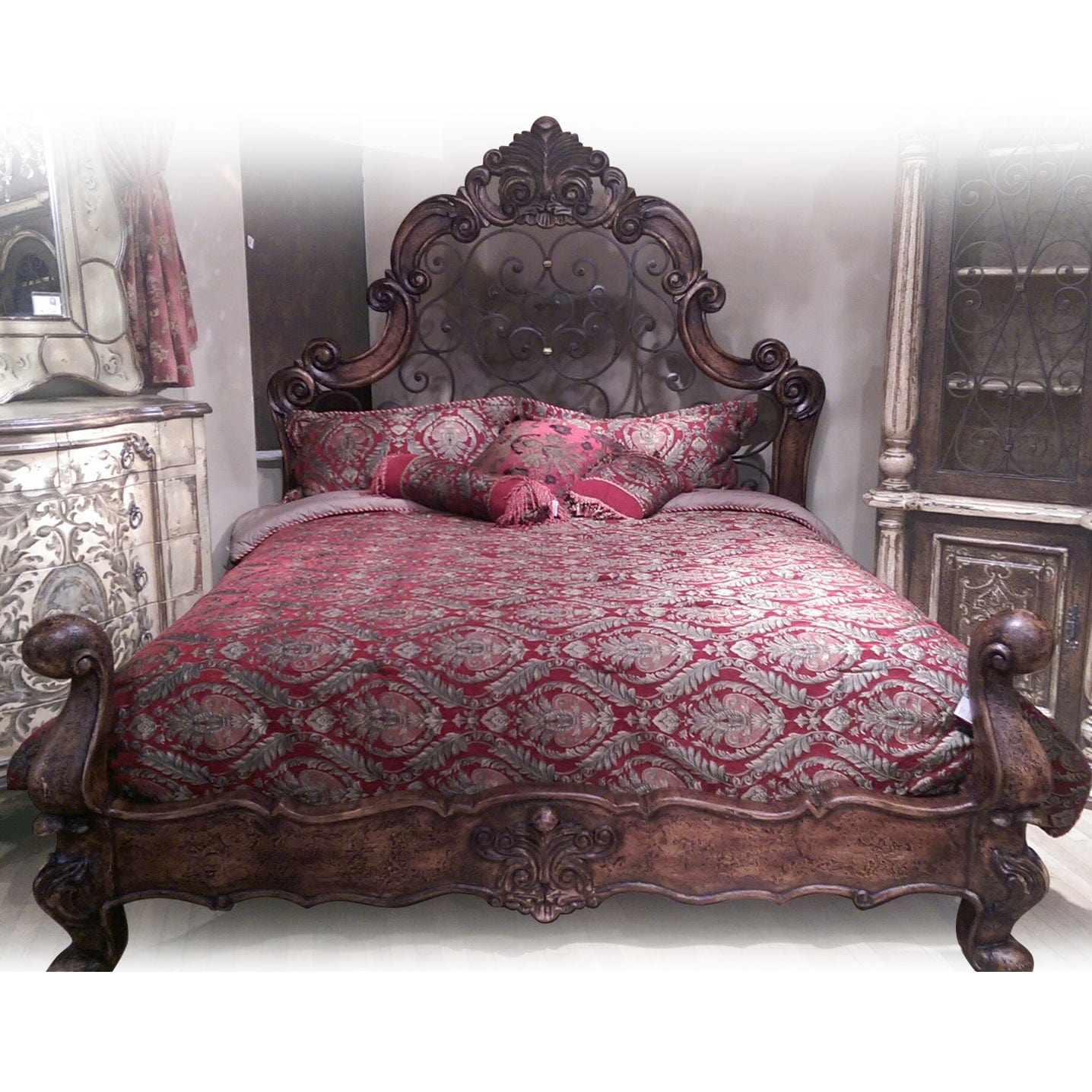 AFD Forged Iron King Bed