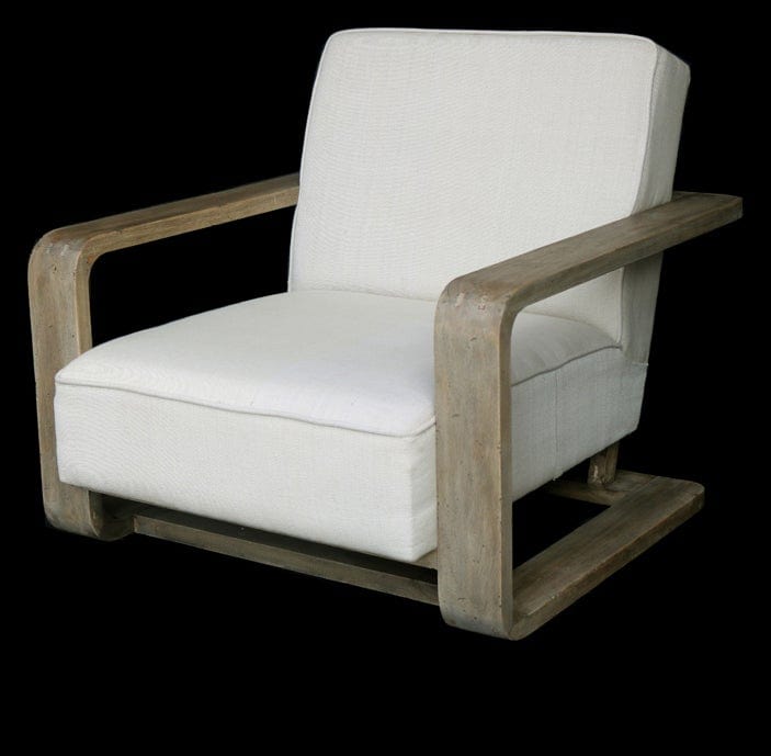 AFD Mid Century Modern Rustic Fireside Chair