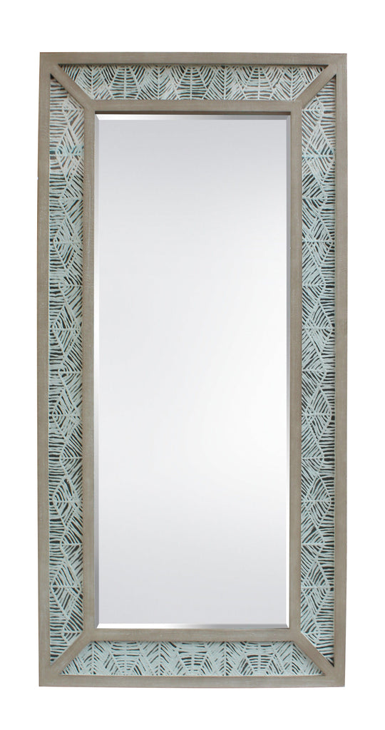 AFD Sand Rice Art Shadow Box Leaner Mirror