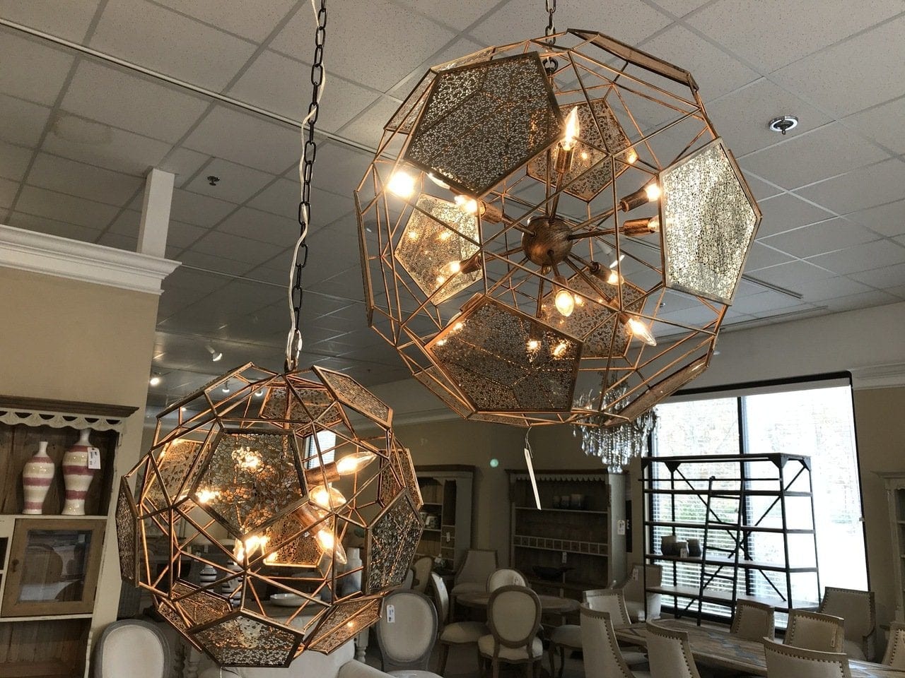 AFD Home  Silver Hermisphere 9 Light