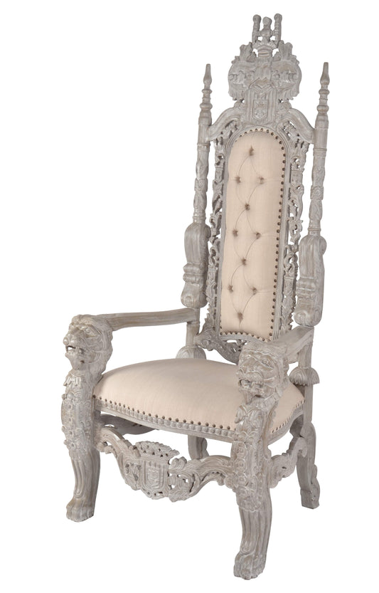 AFD Mystique Gray Royal Lion King Chair
