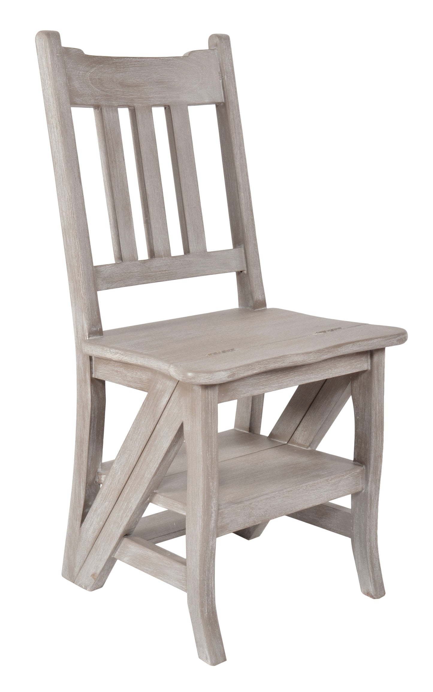 AFD Mystique Gray Library Chair Stepladder