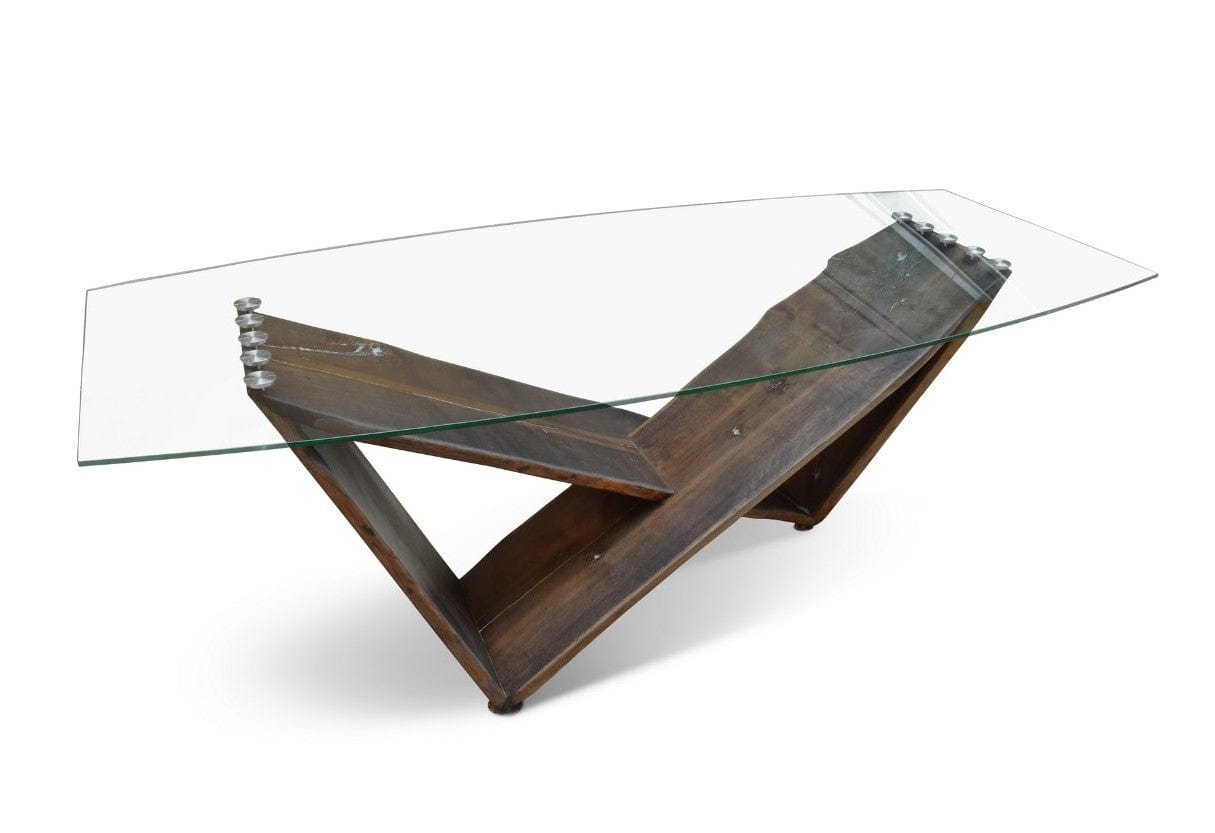 WINIK Glass top Dining Table
