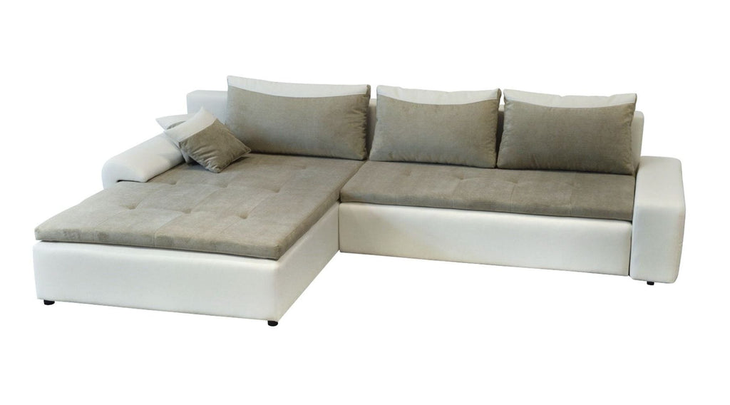 Sectional sleeper Sofa LONDON with storage Left Facing Chaise