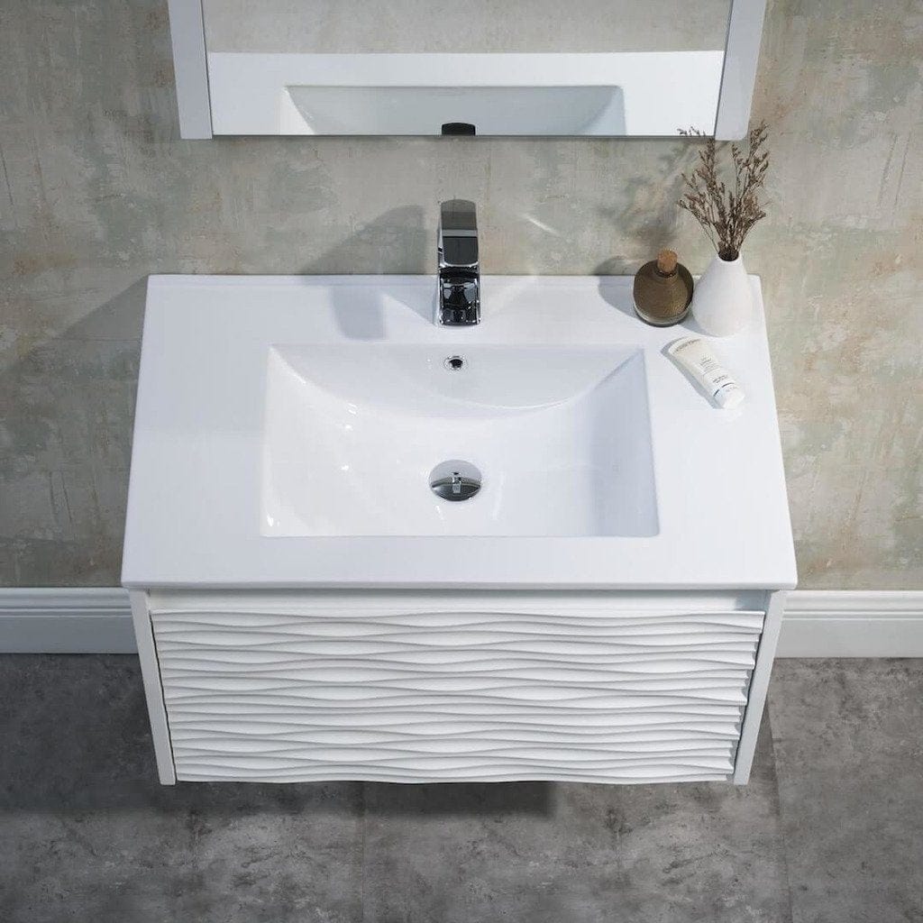 Blossom  Paris 30 Inch Vanity Only in Glossy White