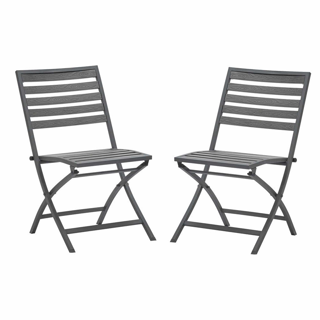 3-Piece Plastic Square Outdoor Dining Set W327S00001 by Velour