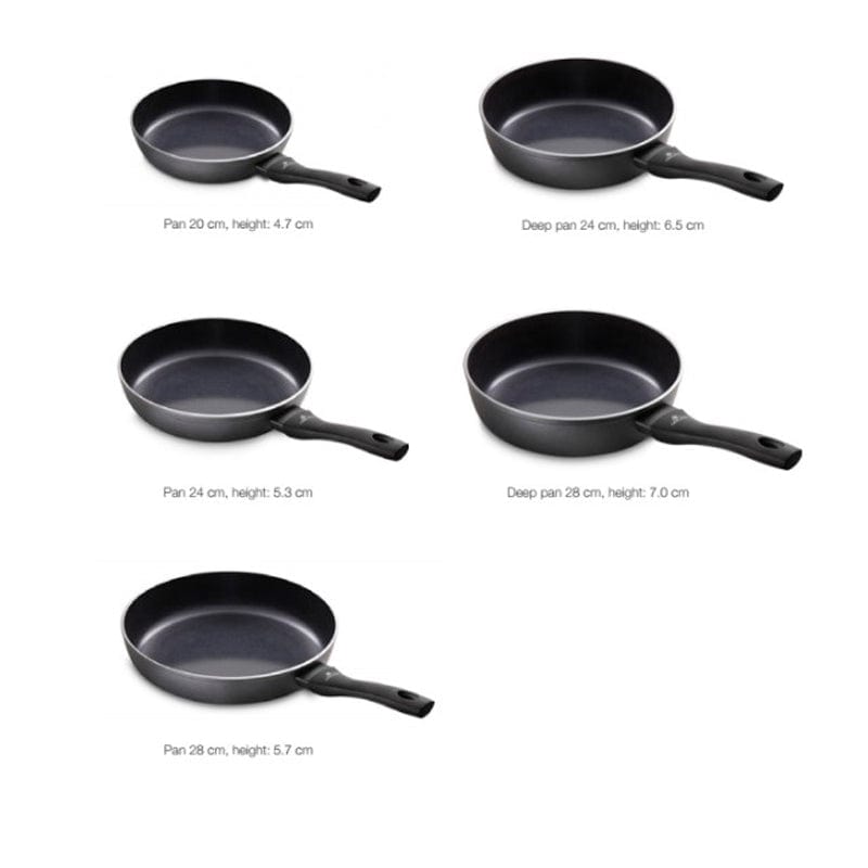 CONTRAST PRO Deep Non-Stick Frying Pan with Lid 7.9