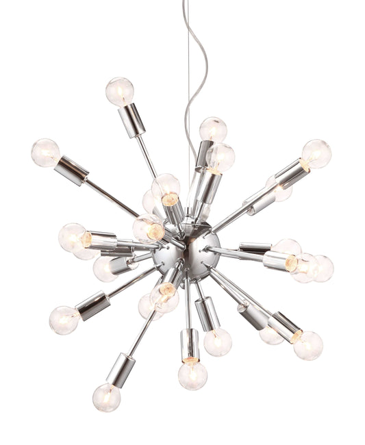 Zuo Pulsar Ceiling Lamp Chrome (50028)