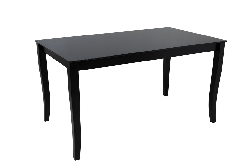 FINEZJA Glass Top Dining Table With Extension