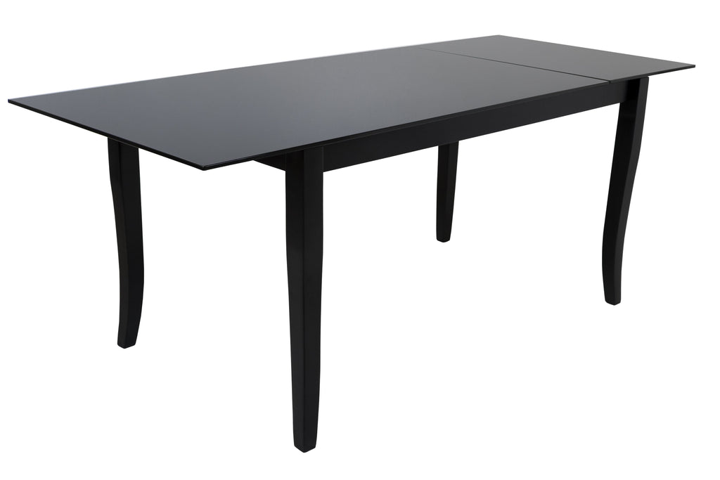 FINEZJA Glass Top Dining Table With Extension