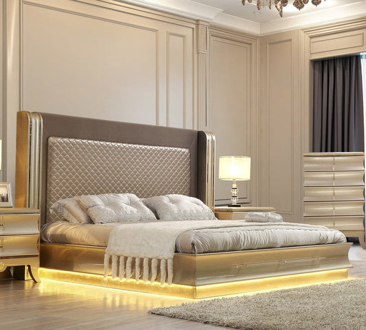 Homey Design HD-925 - Bed(Ck:74*86)
