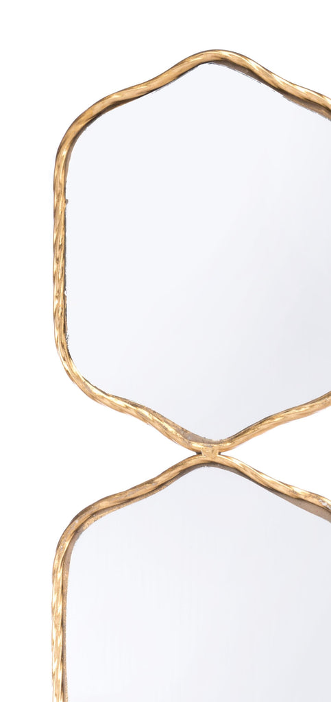 Zuo Four Hex Mirror Gold (A10769)