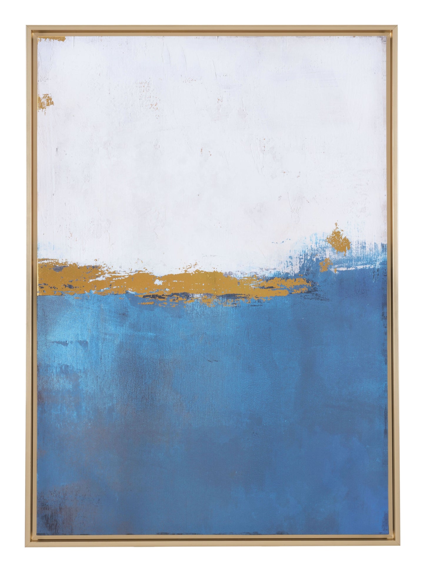 Zuo Azure Canvas Gold Frame (A11706)