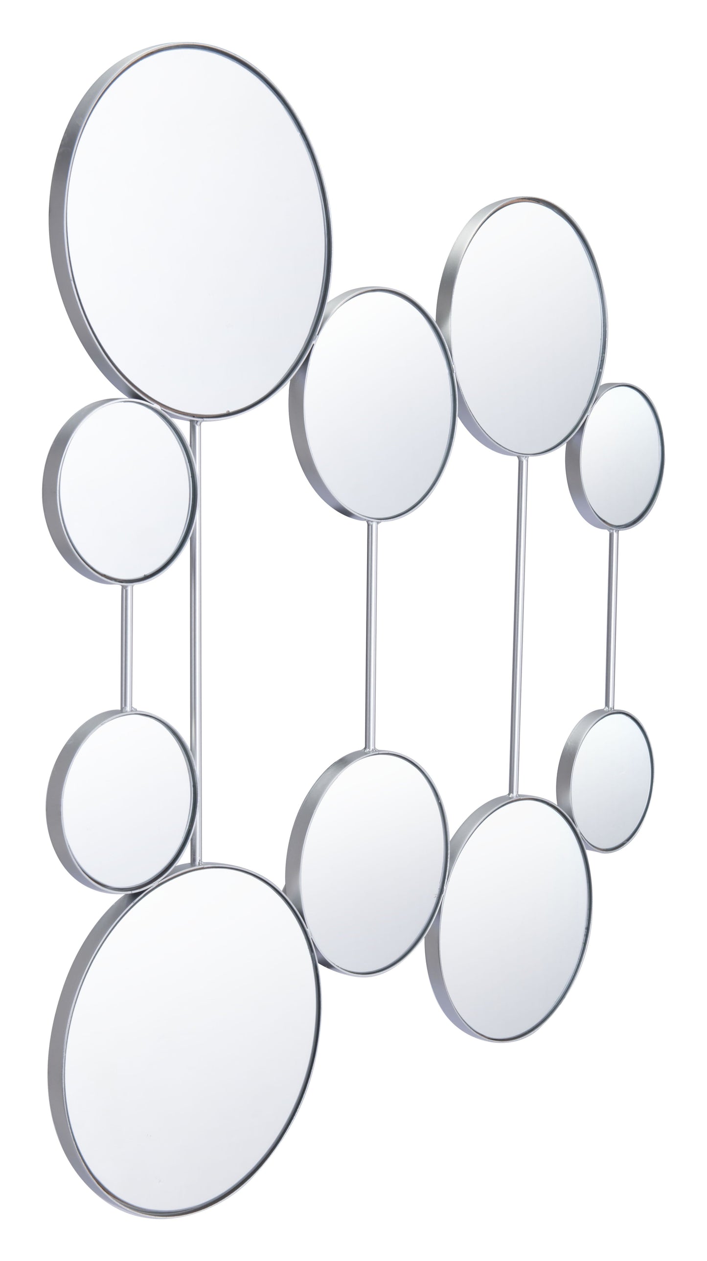 Zuo Cery Round Mirrors Silver (A11996)