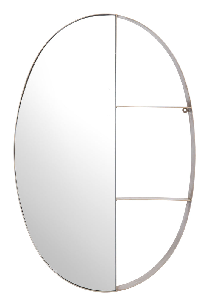 Zuo Latitude Oval Shelf Mirror (A12203)