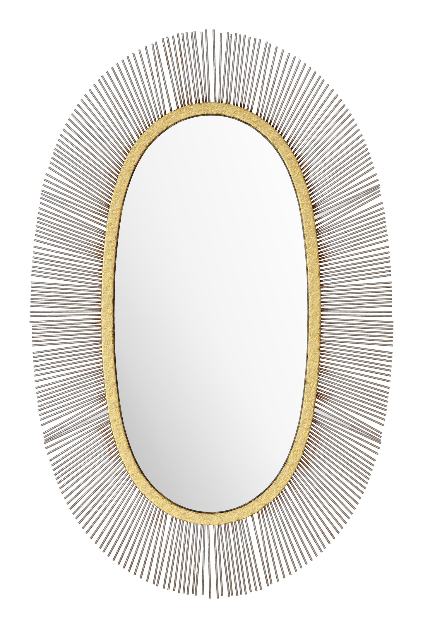 Zuo Juju Oval Mirror Black & Gold (A12215)
