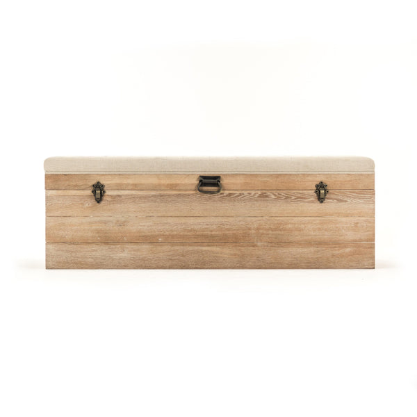 Zentique Stockage Bench - Limed Grey Oak