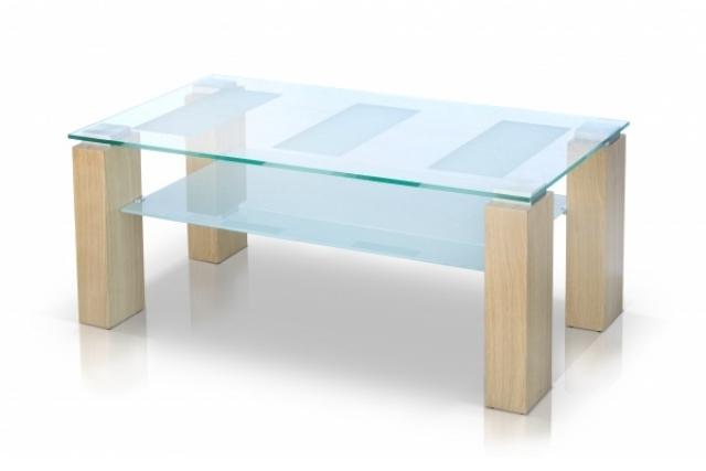 GABO Clear Glass Top Coffee Table