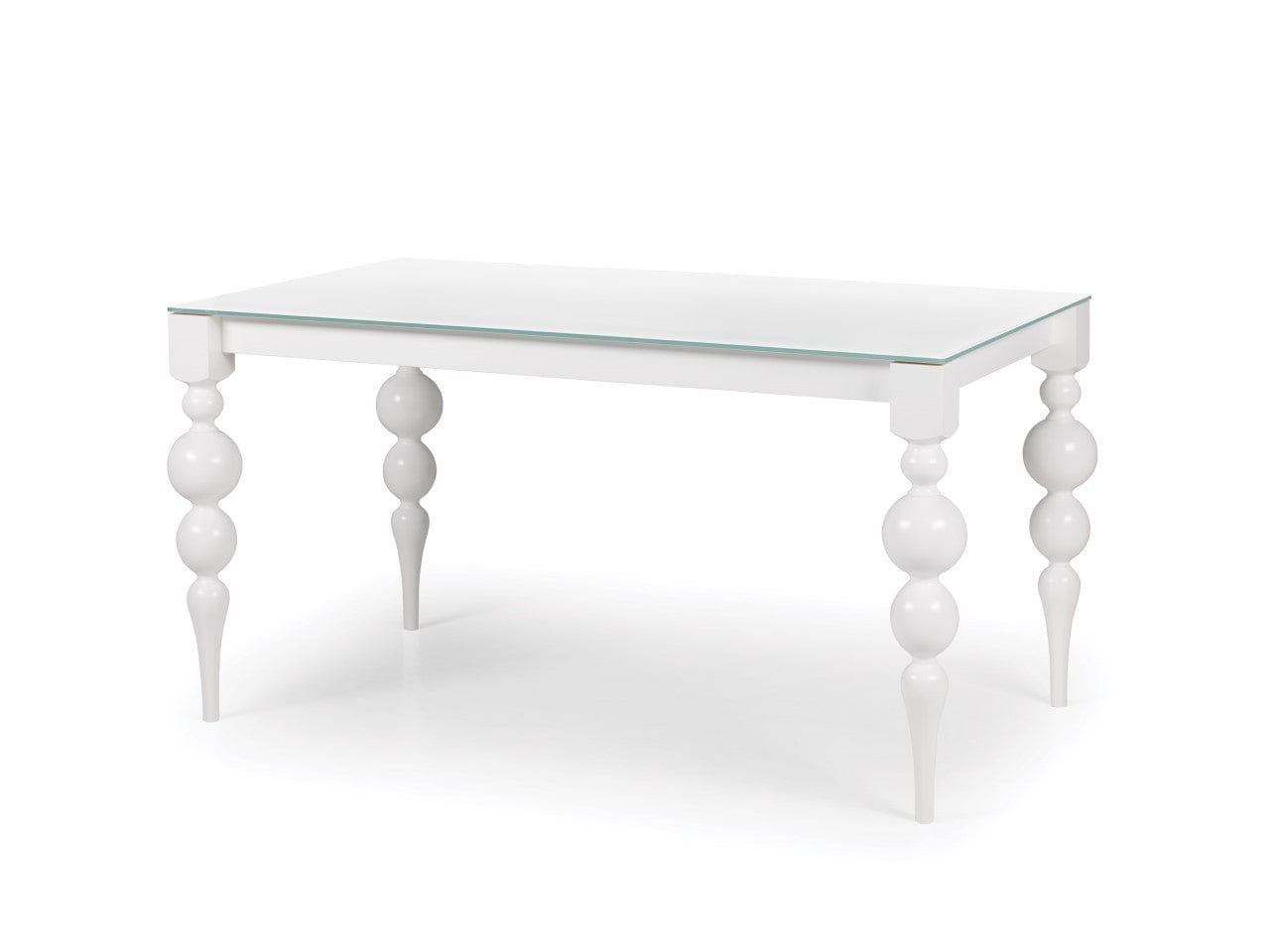 Laurel Glass Top Dining Table