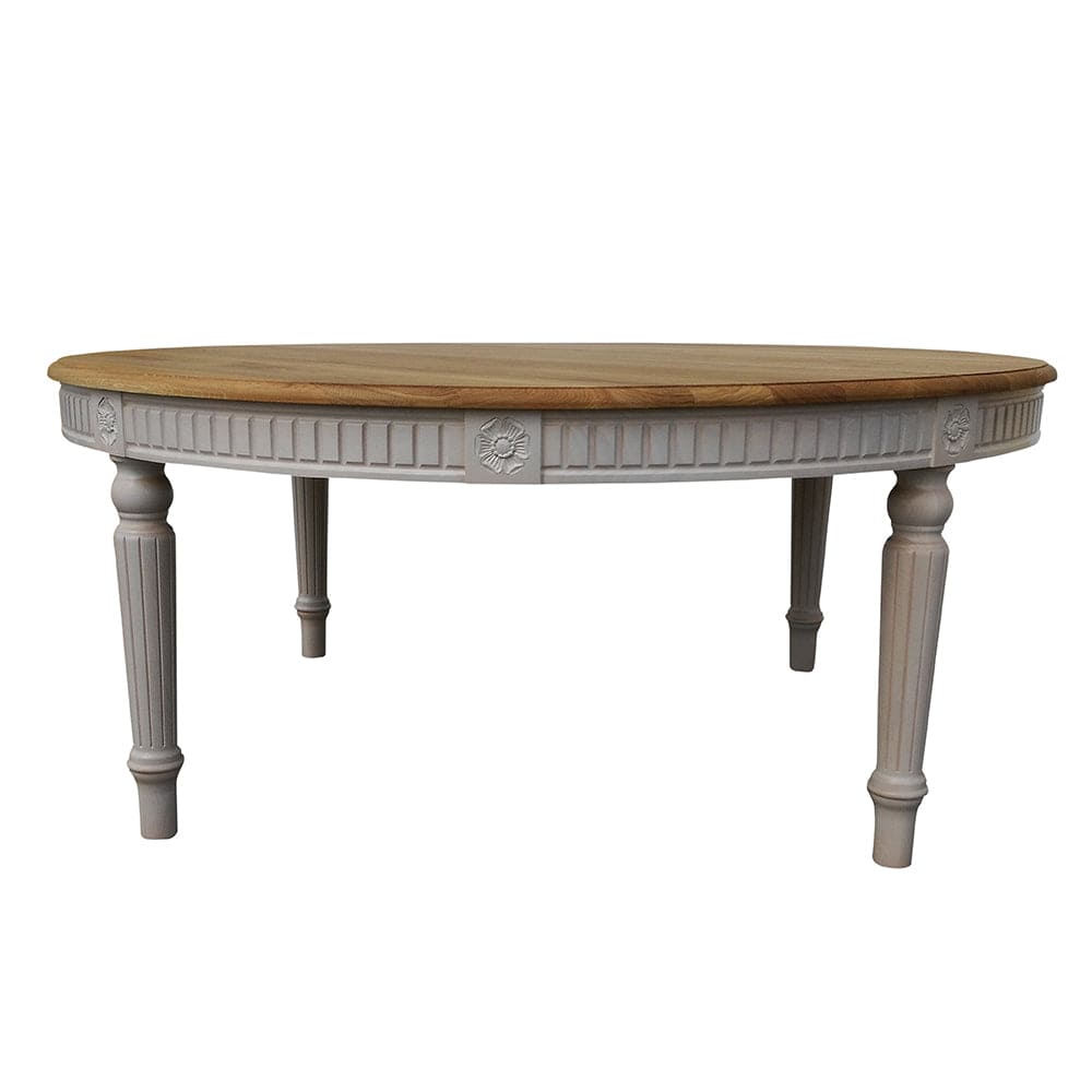 BADI Solid Wood Round Dining table FL 120
