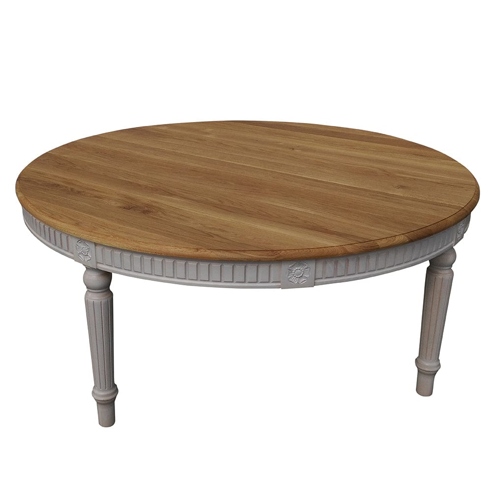 BADI Solid Wood Round Dining table FL 120