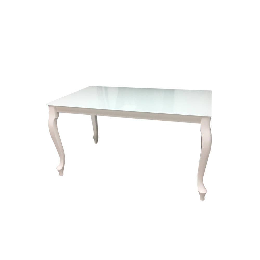 RETRO Glass Top Dining Table