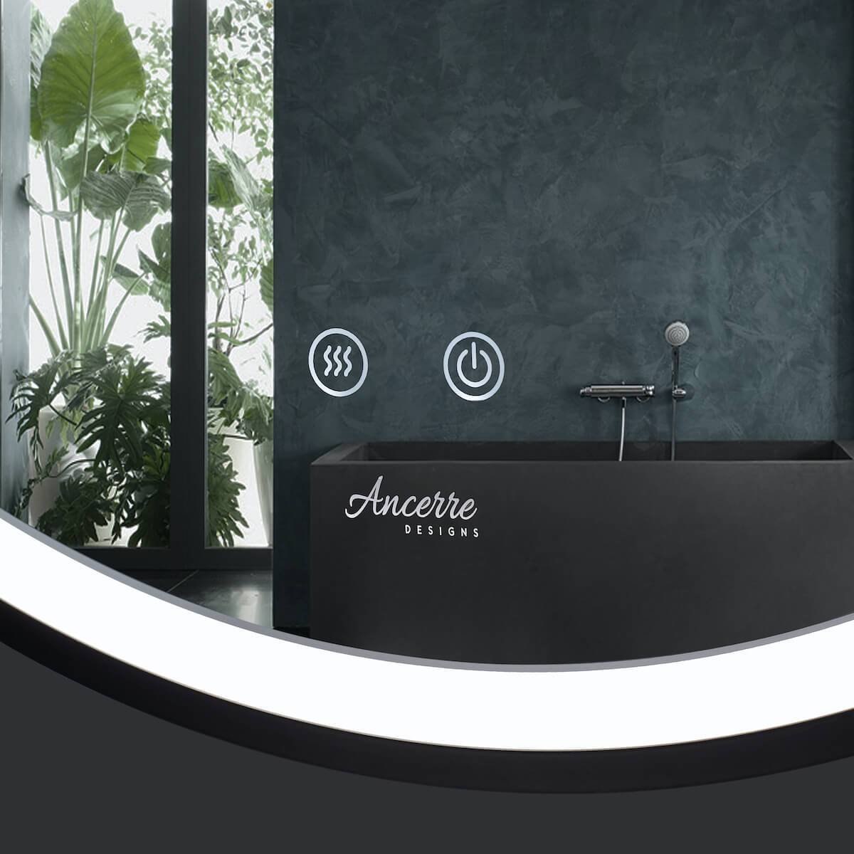 Ancerre Designs 30" LED Cirque Mirror LEDM-CIRQUE-30-B
