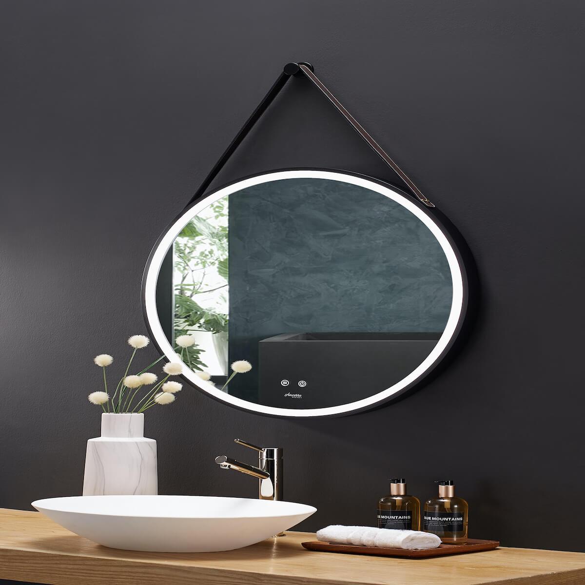 Ancerre Designs 30" LED Sangle Mirror LEDM-SANGLE-30-B