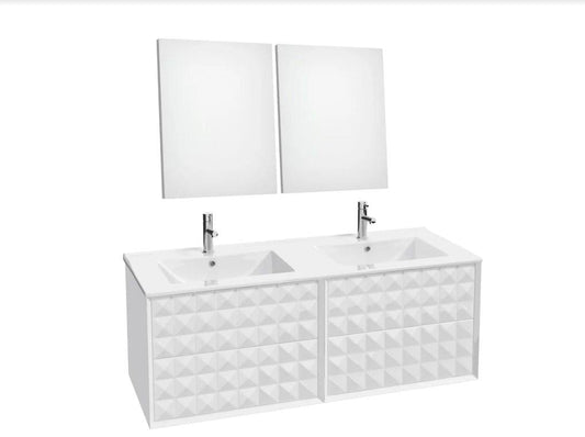 ZIRCO Double Sink Bathroom Set