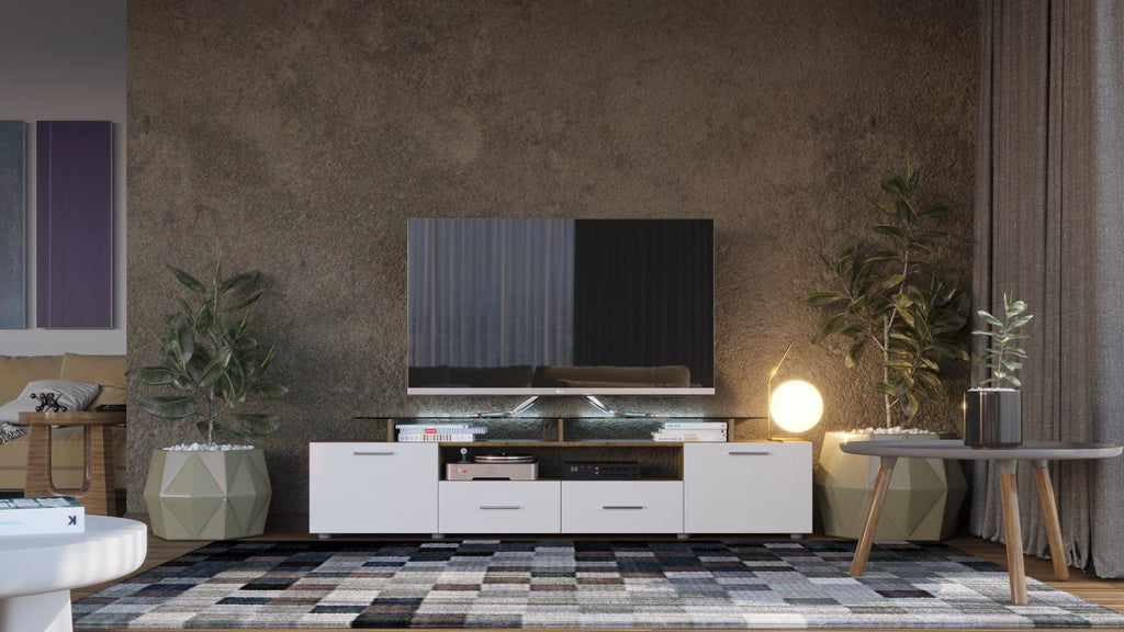 EVORA modern TV Stand for TV's up to 65