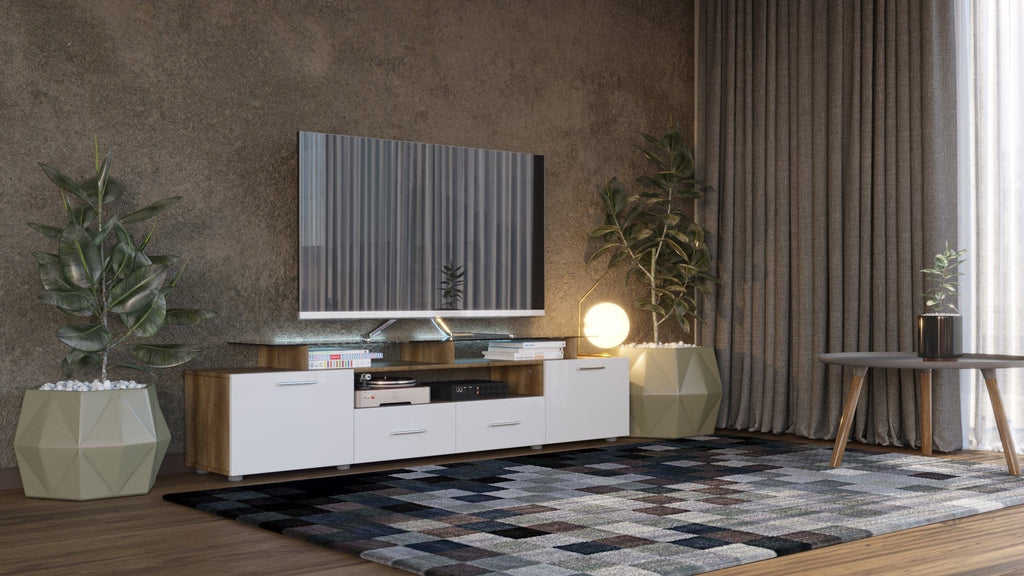 EVORA modern TV Stand for TV's up to 65