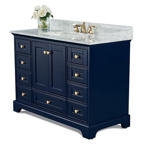 Ancerra Designs Audrey 48 in. Bath Vanity Set in Heritage Blue