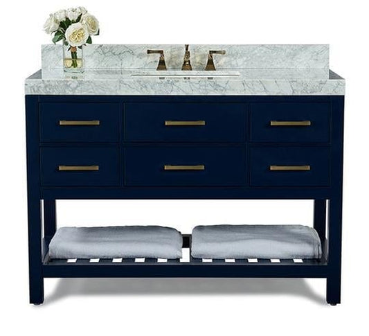Ancerra Designs Elizabeth 48 in.Bath Vanity Set in Heritage Blue