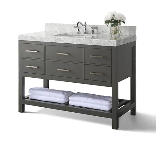 Ancerra Designs Elizabeth 48 in. Bath Vanity Set in Sapphire Gray