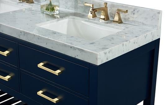 Ancerra Designs Elizabeth 60 in. Bath Vanity Set in Heritage Blue