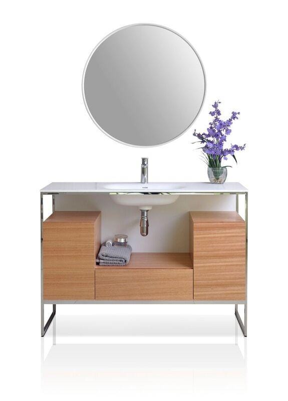 Ancerra Designs Tory 48 in. Bath Vanity Set in White