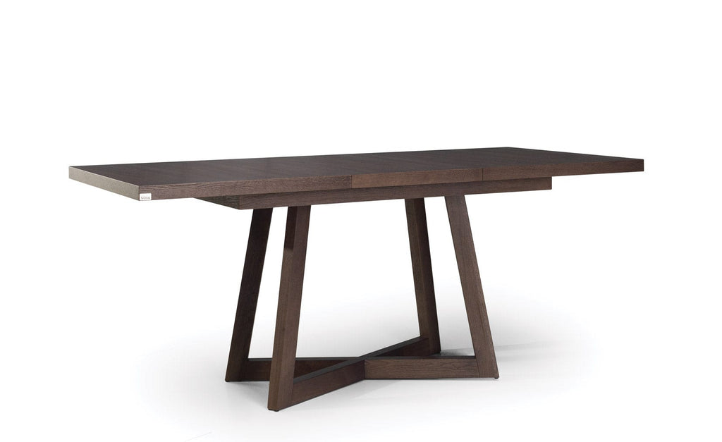 BRISH Wood Top Dining Table With Extension