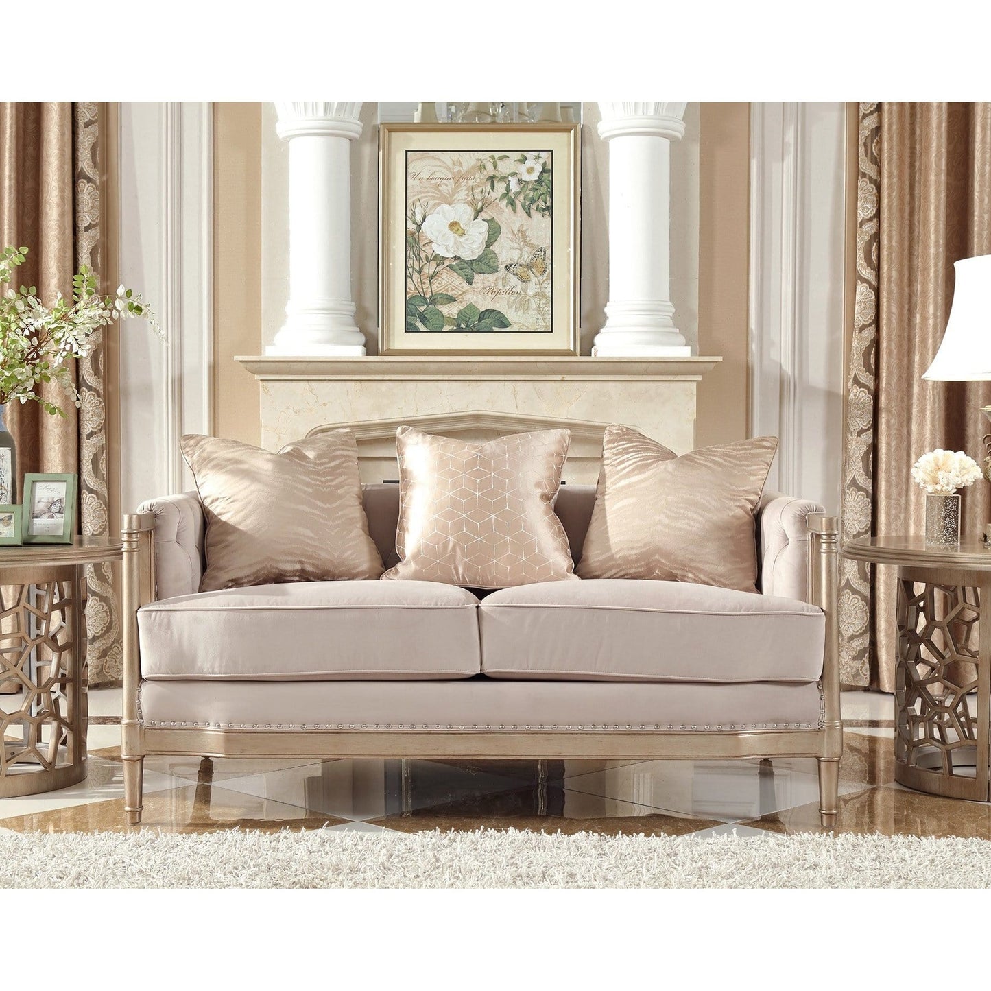 Homey Design 3Pc Sofa Set HD-625-SSET3