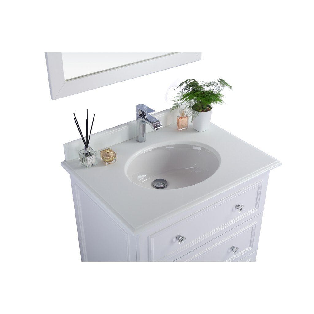 Laviva Luna 30" Cabinet with Pure White Counter
