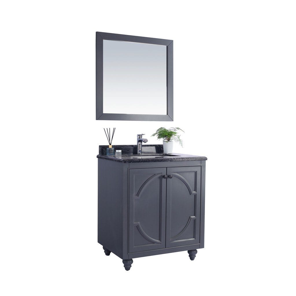 Laviva Odyssey 30" Cabinet with Black Wood Counter