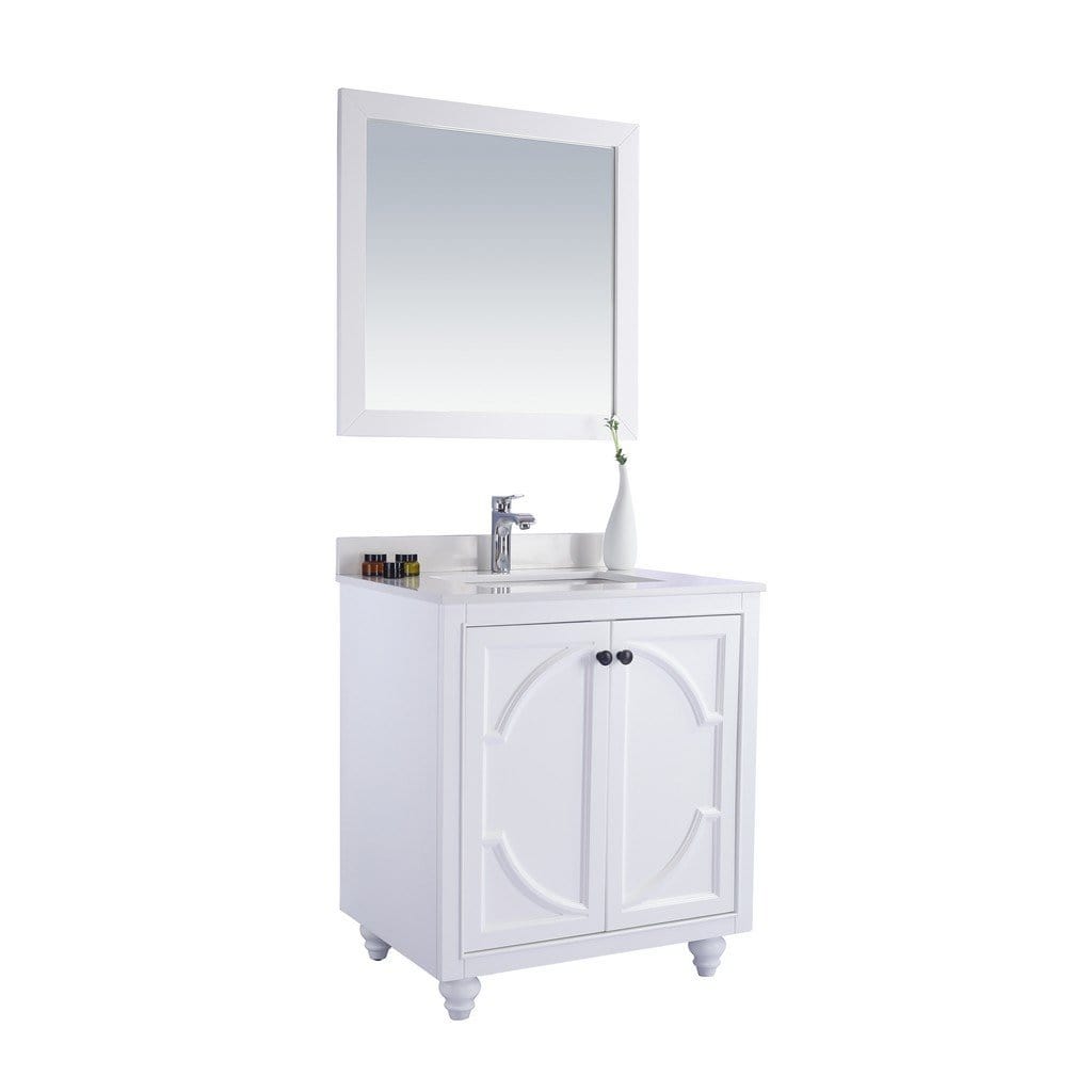 Laviva Odyssey 30" Cabinet with White Quartz Counter