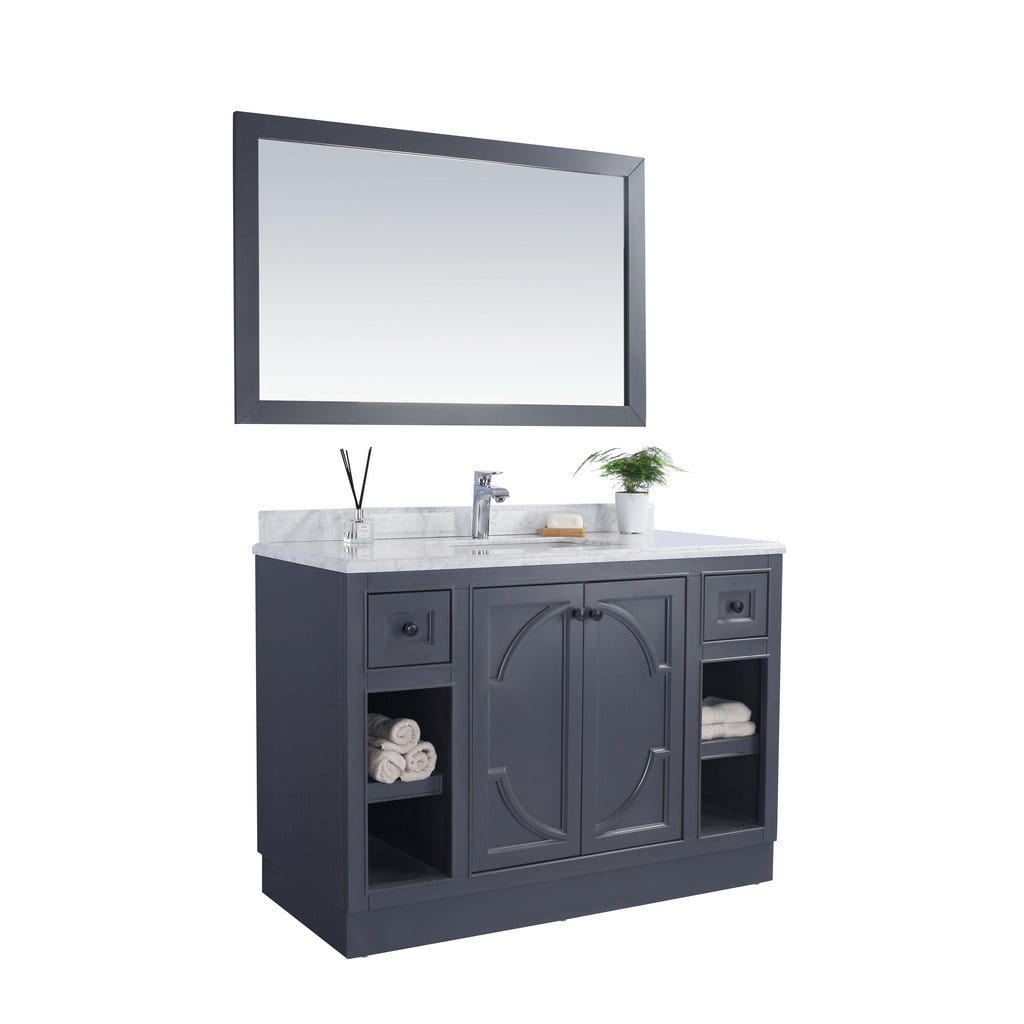 Laviva Odyssey 48" Cabinet with Black Wood Counter
