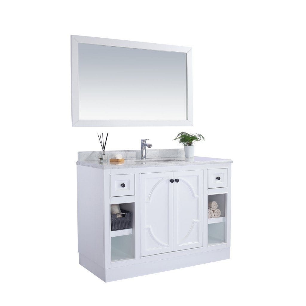Laviva Odyssey 48" Cabinet with White Stripes Counter