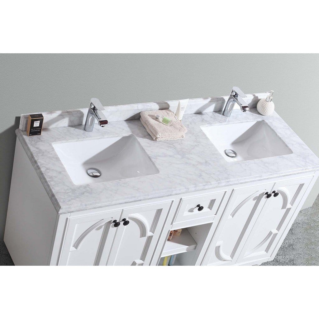 Laviva Odyssey 60" Cabinet with White Carrera Counter