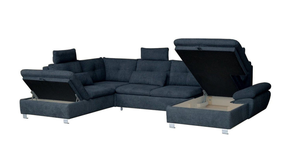 Sectional Sleeper Sofa MADEIRA U-Shape with storage